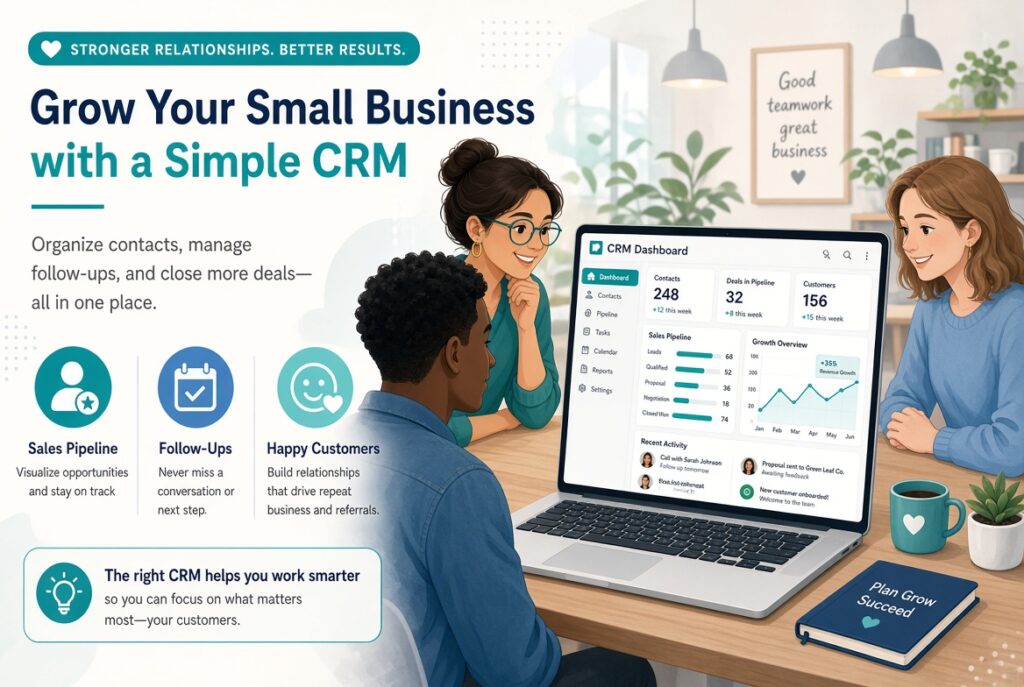 CRM for Small Business in 2026: How to Get Real Results Without Enterprise Complexity or Budget